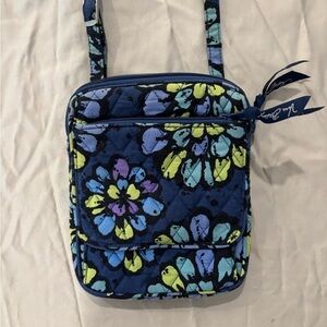 Vera Bradley Floral Blue Crossbody Bag​​​​​​